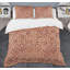 Ensemble de housse de couette mid-century en fourrure leopard-40702347