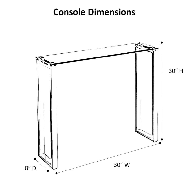 Console 30 po Lenita, Argent