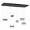 Stacks 6-Light LED Pendant - Clear Glass
