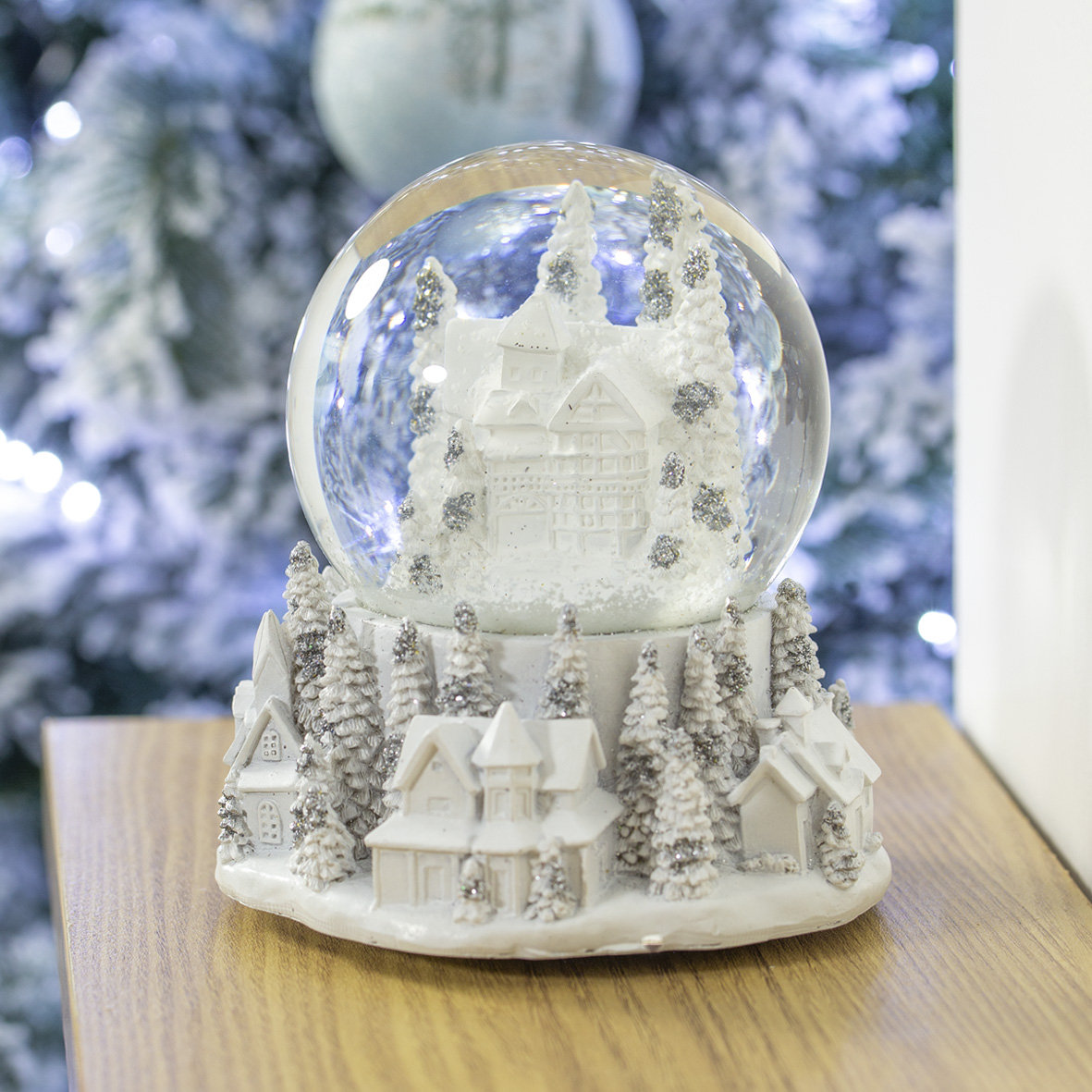 The Seasonal Aisle Townscape Musical Snow Globe & Reviews | Wayfair.co.uk