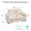 Causeuse avec rangement 56 po Sherry-45778185
