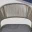 Tabourets de bar de terrasse en rotin PURPLE LEAF avec dossier et coussin moelleux-521399432