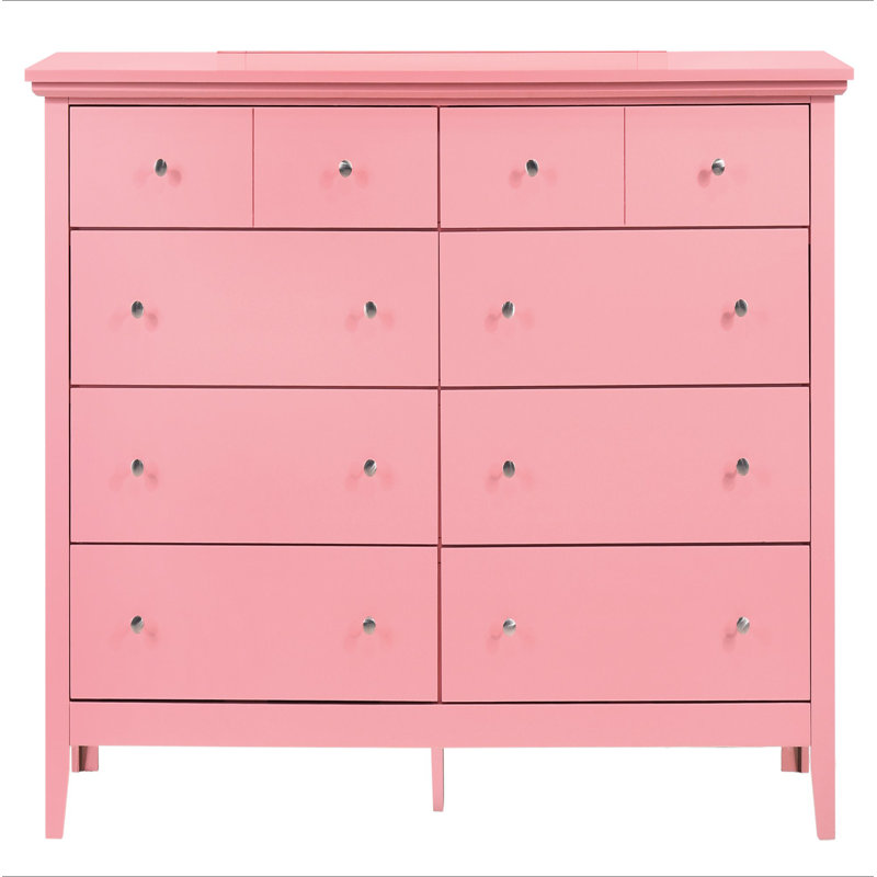 Charmante commode décontractée rose, Rose