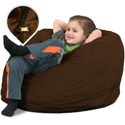  | Housse de remplacement pour fauteuil à billes 3 pi pour enfants seulement | Lavable amovible | Housse seulement