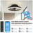 16" Modern Ceiling Fan with Dimmable LED Light-129703409