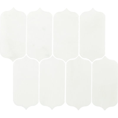13" x 11" Natural Stone Arabesque Wall Tile