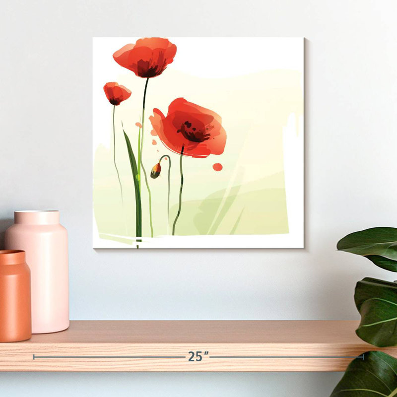 Coquelicots Harnek, H 16 po x l 16 po