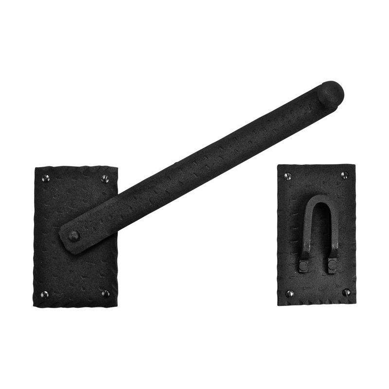 Black Iron Antique Flip Latch for Gates and Doors