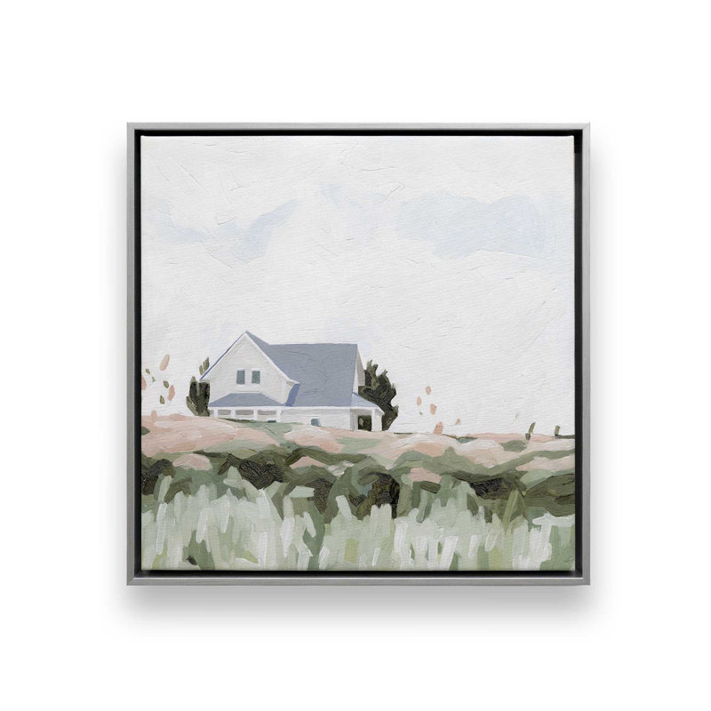 «Quiet Home Escape II», reproduction sur toile, H 32,75 po x l 32,75 po x P 1,75 po, Cadre en chrome poli, 1