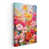 Toile avec cadre flottant noir
