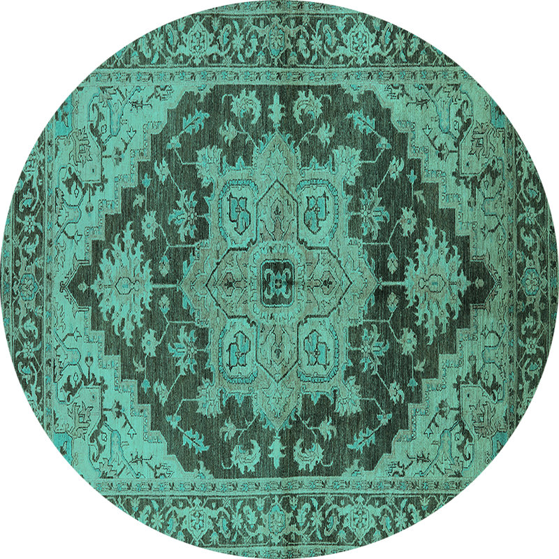 Oriental Indoor Rug, Round 6'