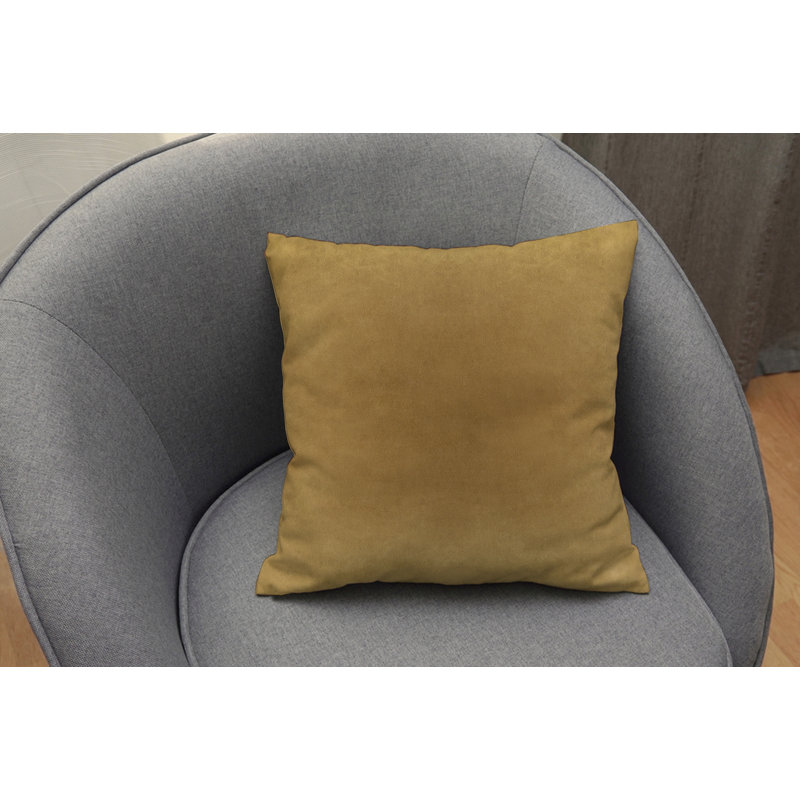 Reversible Throw Pillow, Irish Coffee, 24"H x 24"W