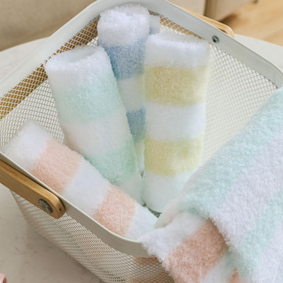 6-Piece Fresh Striped Towel Set Pro+ (2 Bath Towels, 2 Hand Towels, 2 Washcloths)