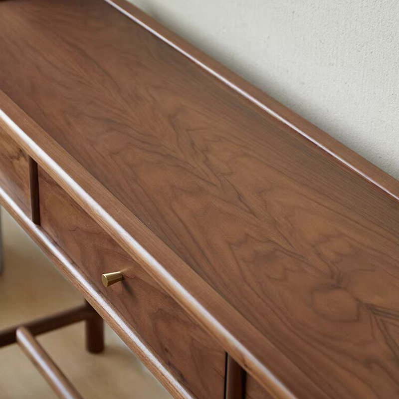 Console simple de style chinois, H 30,7 po x l 63 po x P 13,8 po