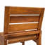 Ensemble de salle à manger d'extérieur 7 pièces en bois d'acacia, table rectangulaire de 180 cm avec 6 chaises à dossier à lattes, mobilier de patio ergonomique et incurvé