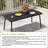 6 - Person Aluminum Frame Outdoor Dining Set with Oval Table and Umbrella Hole -1404009187