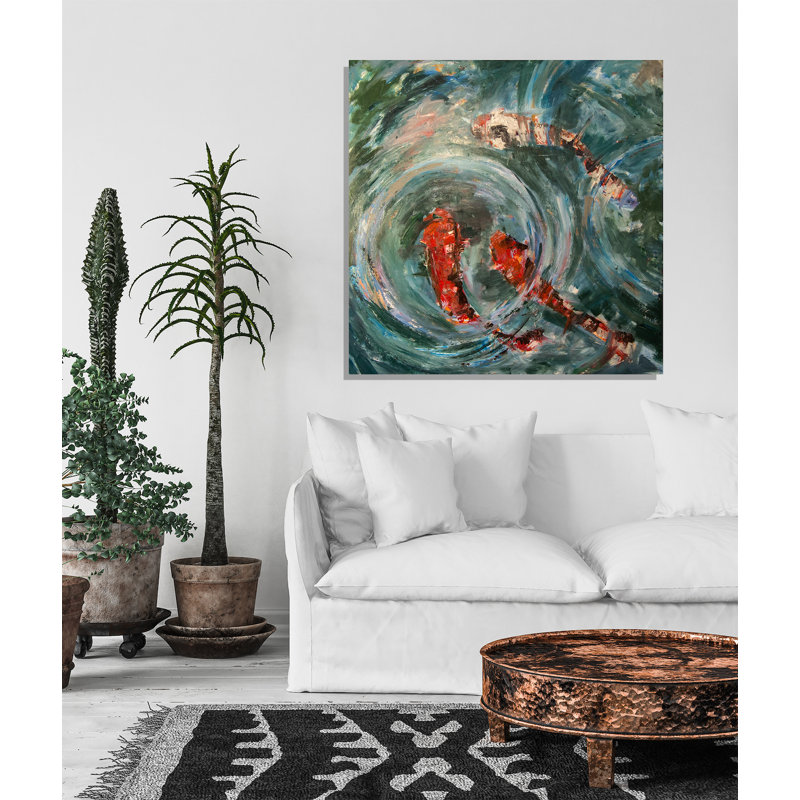 «Good Fortune I», reproduction d'art sur toile, Toile tendue, H 40 po x l 40 po x P 1,5 po