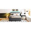 Lit plateforme tapissier Cozy Feeling Grey-1009071697