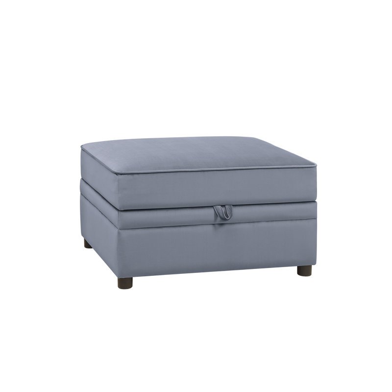 Raybourne Velvet Ottoman