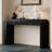 Console Table With Fluted Drawer Front,Entryway Table With Curved Corners & Thick Legs