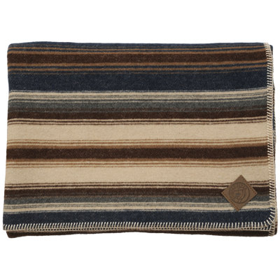 Plaid Wooded River Cadillac Ranch - 152 x 183 cm. Couverture western vintage pour canapé et lit de style ranch.