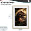 «Jungle Raptor with Antique Foliage», reproduction encadrée sous verre, design by Creative Studio-130820848-130820850