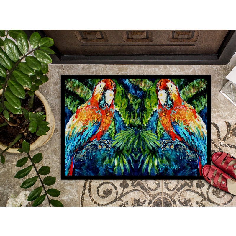 Epperly Non-Slip Outdoor Doormat, Rectangle 2' x 3'
