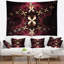 Tapisserie de motif fleur abstraite abstraite-28498468