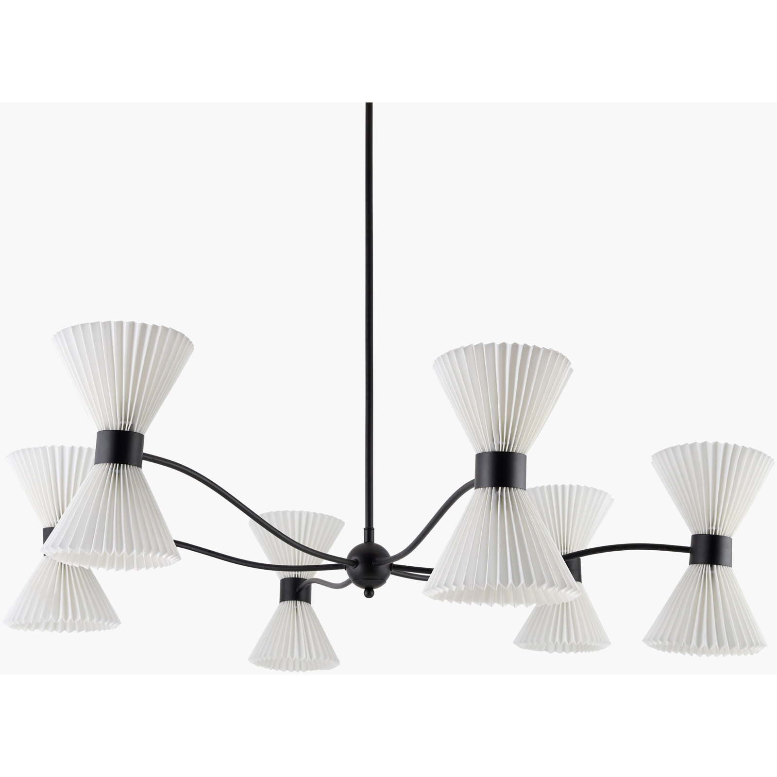 Iron 10-Light Chandelier
