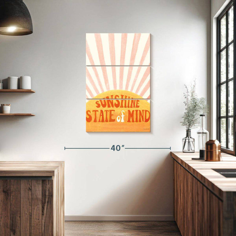 Tergel Sunshine Mind, 38" H x 24" W