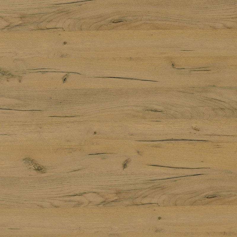 Table de bout polyvalente rustique en chêne doré et noir avec pieds en métal avec base de rangement pratique