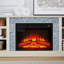Meuble télé, meuble de rangement avec foyer encastré de 23 po-1817853150