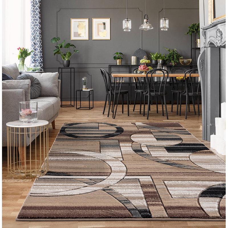 Adonia Abstract Indoor Rug, Rectangle 5'2" x 7'5"