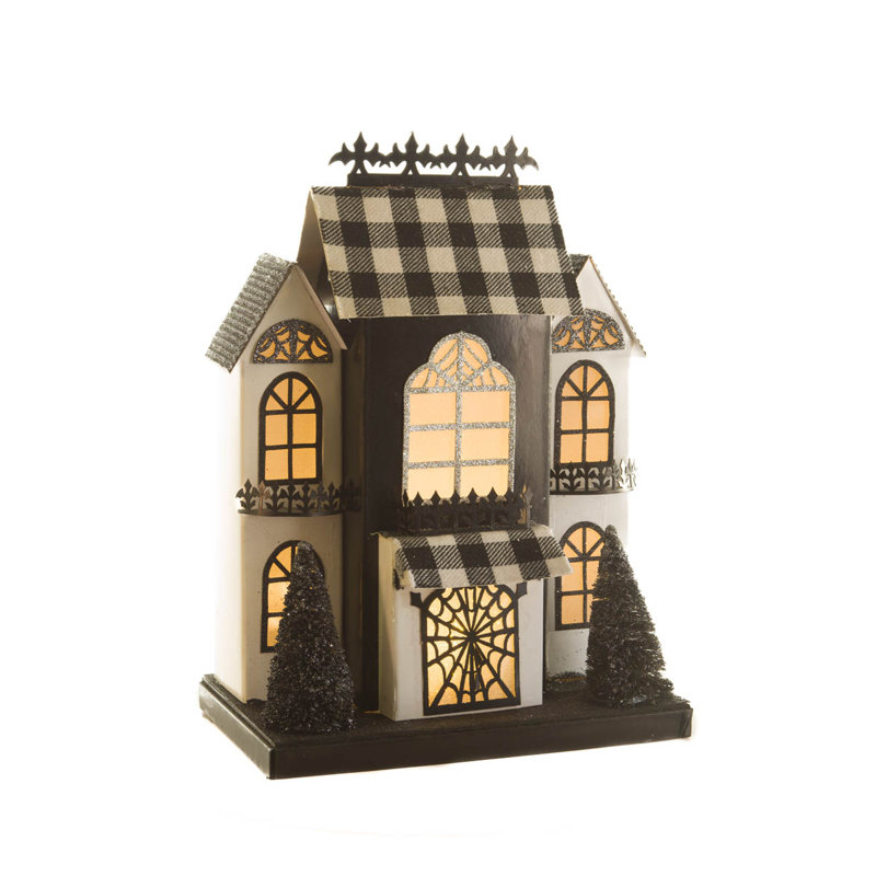 Maison hantée à DEL noire