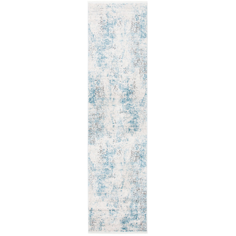 Shivan Performance Abstract Rug, Runner 2'2" x 8'