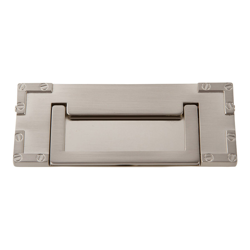 Campaign 3" Center to Center Drop handle, Brushed Nickel