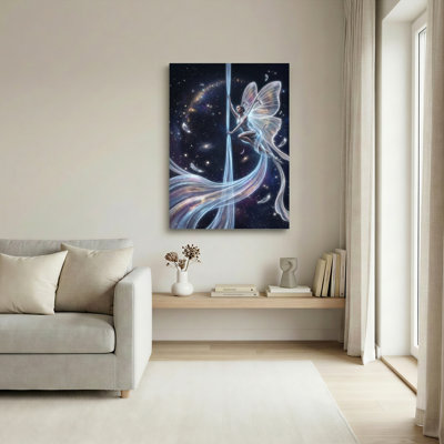 Ensemble d'une toile murale de fée cosmique