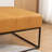 Cattibrie Leather Upholstered Square Ottoman-1863847705