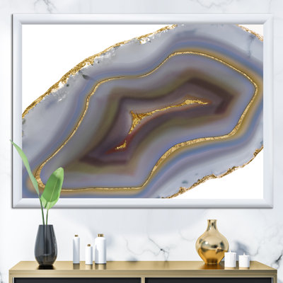 « golden core agate », reproduction d’image sur toile