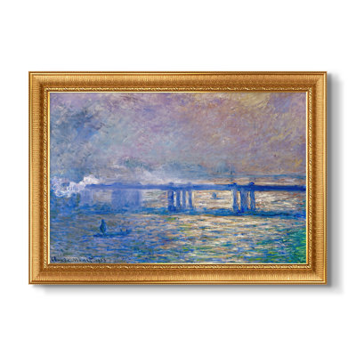 Charing Cross Bridge, 1903 - Claude Monet - Toile encadrée sur mesure