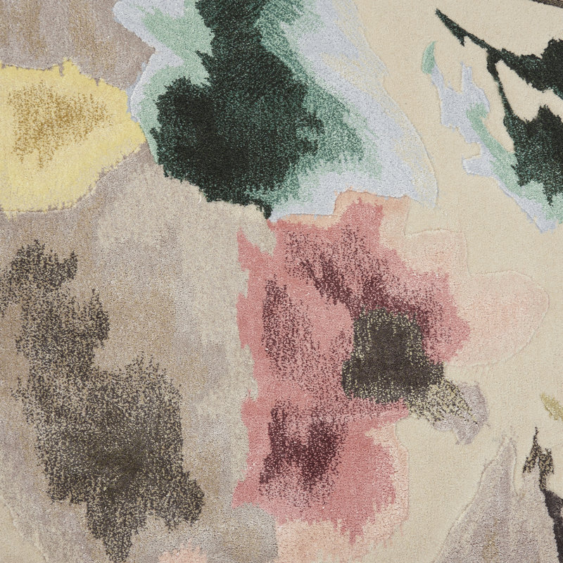 Prismatic - PRS15 Floral Indoor Rug, Rectangle 7'9" x 9'9"