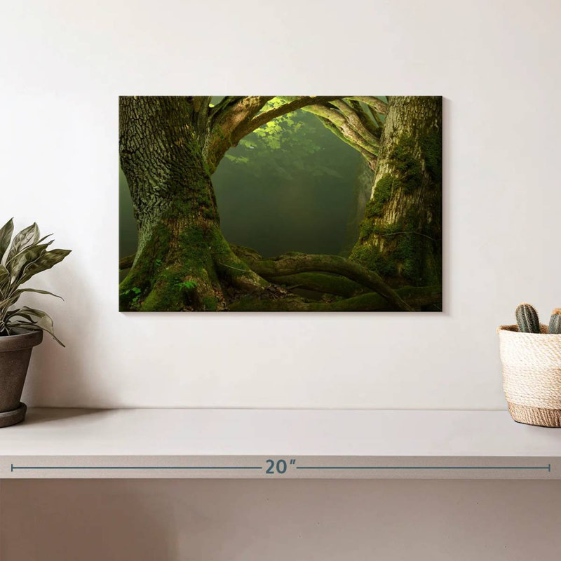 Harnek Mossy Trees, 8" H x 12" W
