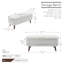 Banc de rangement en tissu Caralina-285621515