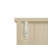 2-Door Rattan Door Shoe Storage Cabinet With 2 Compartments,Adjustable Shelf,Metal Semi-Circle Handle
