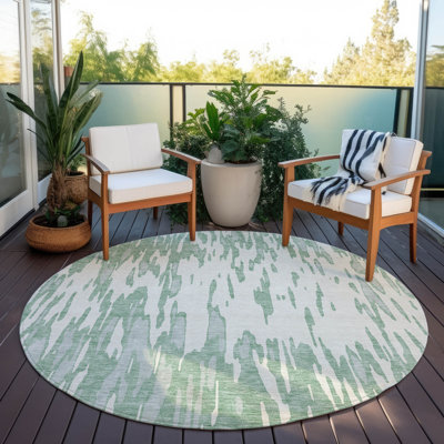 Tapis rectangulaire Aleighna avec envers antidérapant