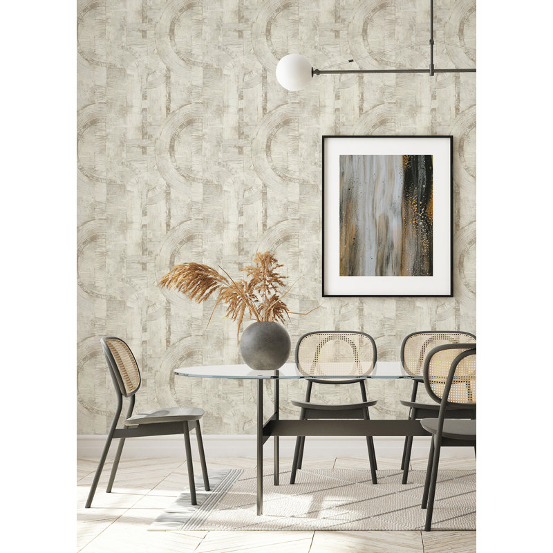 Geometric Roll, Off White
