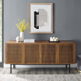 Parker 73" Tall TV Stand In Walnut