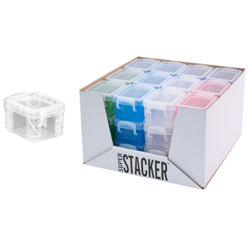  Boîte Super Stacker® Pixie, couleurs assorties, paquet de 36