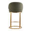 Tabouret de comptoir pivotant 27 po avec structure cylindrique en métal Angelick-116179547-116179550