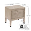 Table de chevet 2 tiroirs Denbo-899742672
